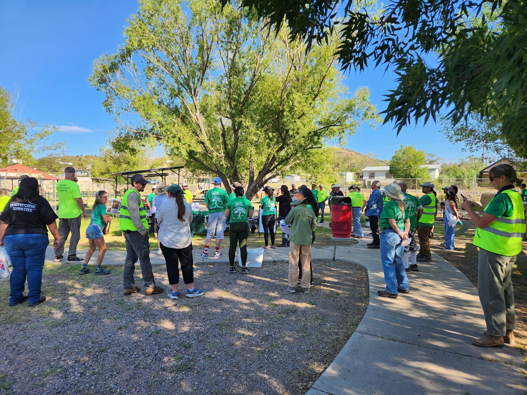 A Great Day in Bayard Planting Trees